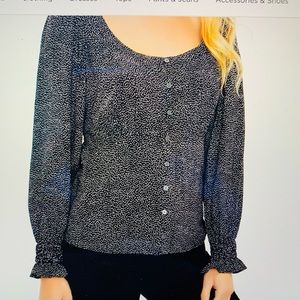 Loft Square Neck Blouse